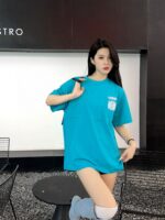24ss Fake Pocket 3D Embossment 3M Reflective Logo T-Shirt