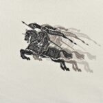24ss Unreal Image Warhorse Logo T-Shirt