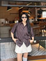 24ss Full Double F Logo T-Shirt