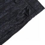 Dark Blue Jacquard Weave Denim Short