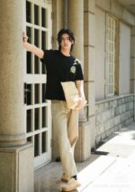24ss Towel Embroidery Logo T-Shirt