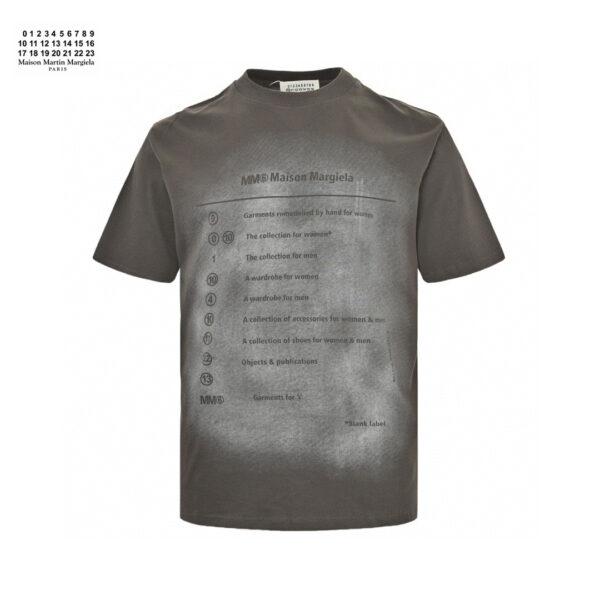 Misty Gradual Change Color Logo T-Shirt