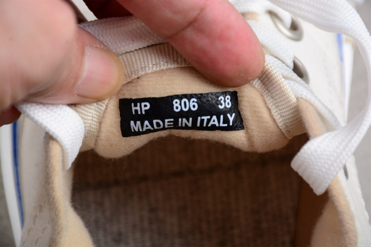 Lanvin Off-White Vulcanized Mlted Sneakers