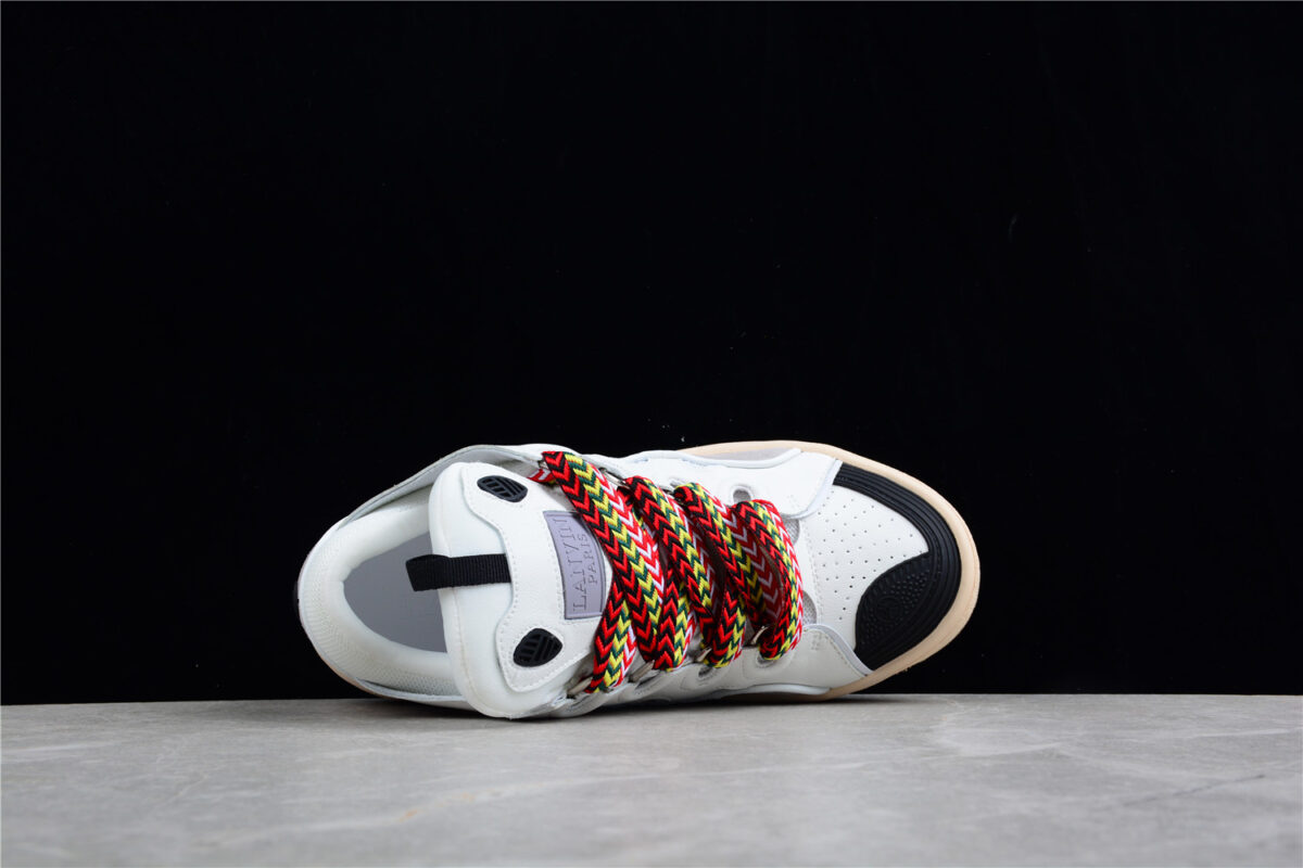 Lanvin Curb Leather Sneakers