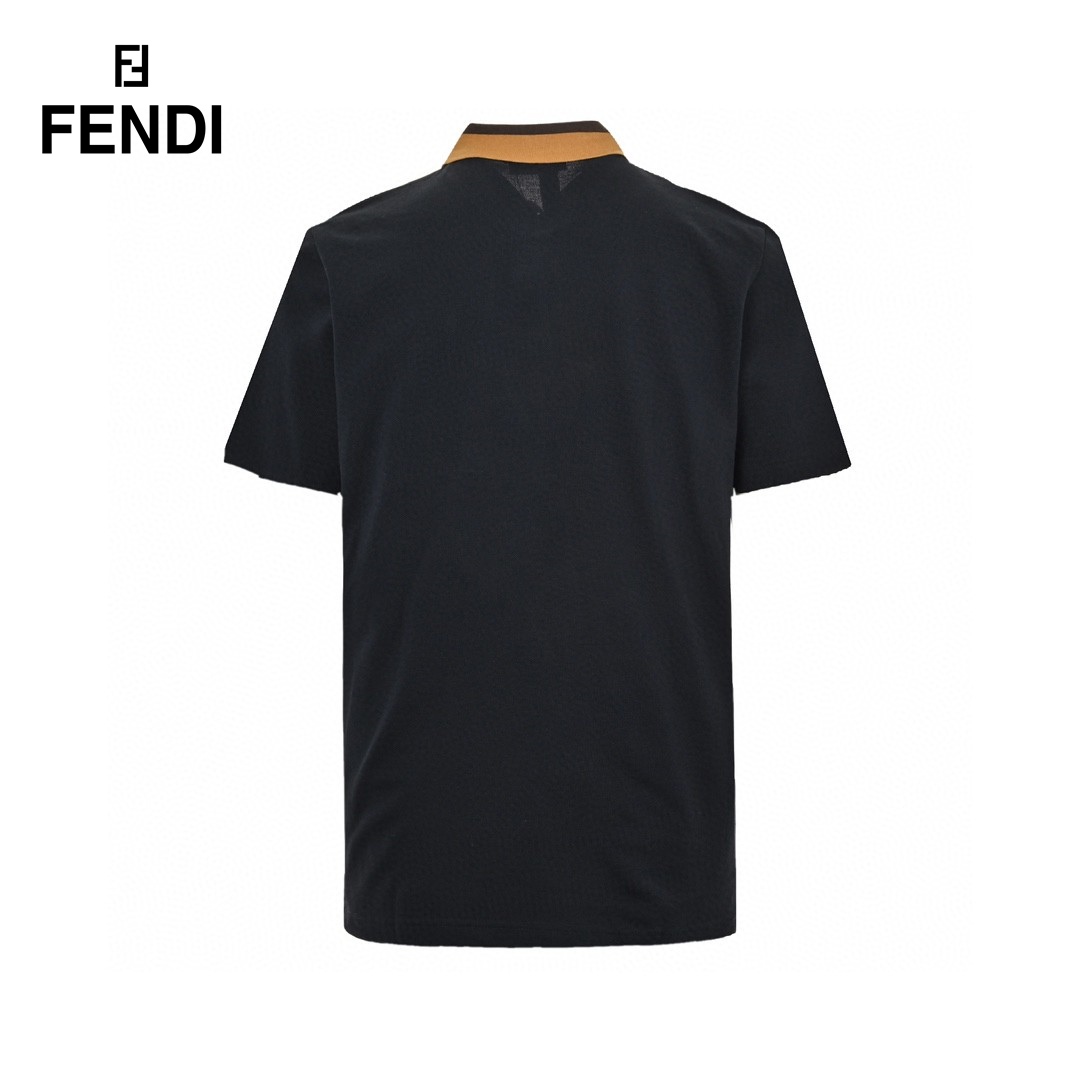 Neckline Braid Logo Polo T-Shirt