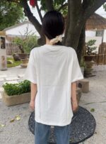 24ss FF Embroidery Logo Fake Pocket T-Shirt