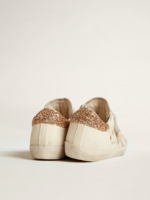Super-Star LTD in canvas with sand star and glitter heel tab
