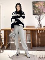 23FW Sliver Embroidery Logo Pants