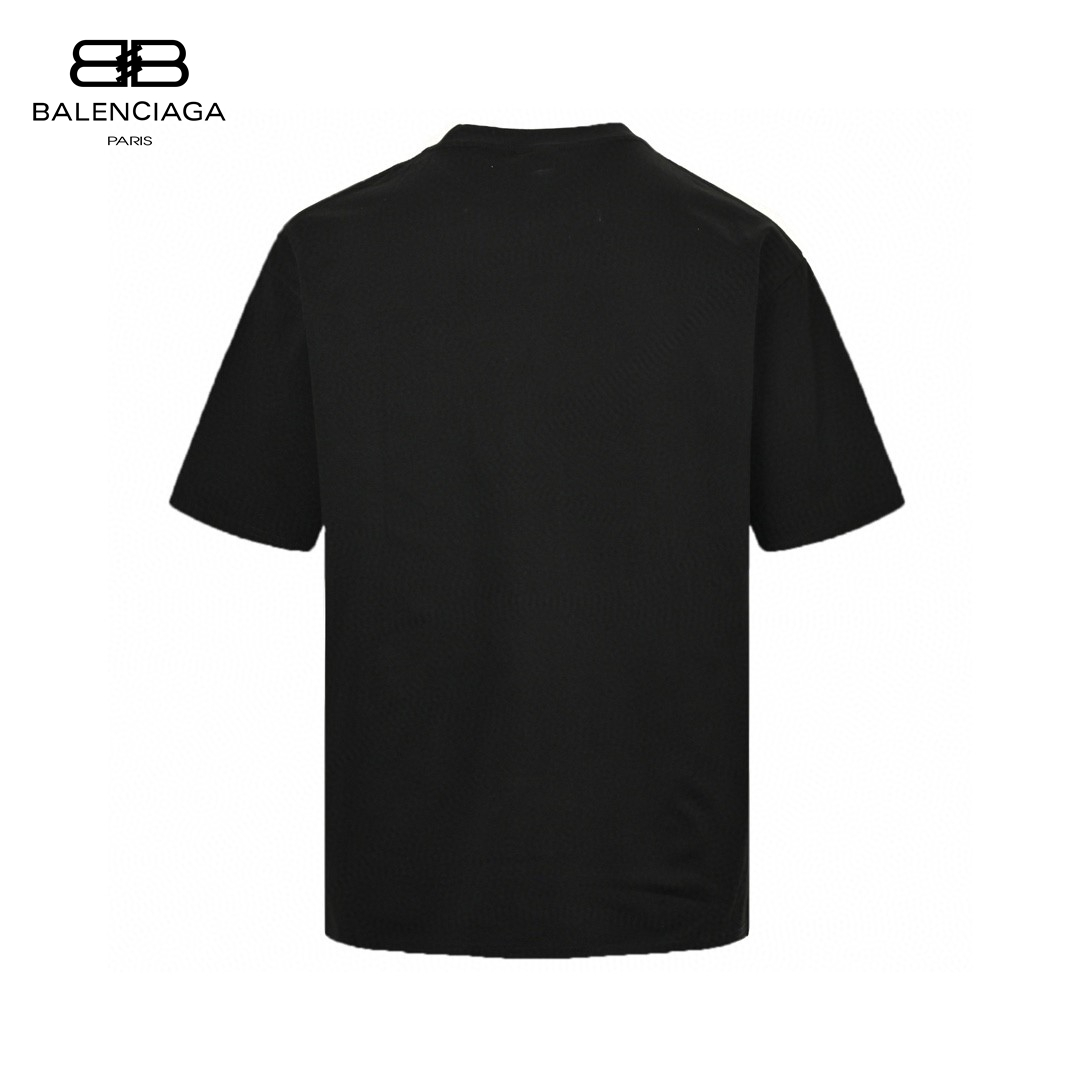 24ss Neckline Graffiti Logo T-Shirt