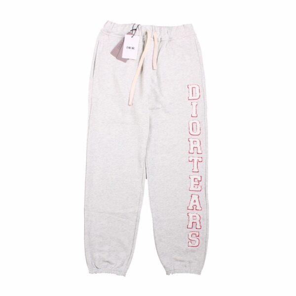 23ss Vertical Towel Embroidery Logo Pants