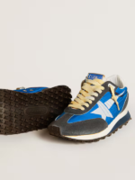 Marathon with blue nylon upper and white star