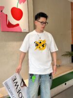 24ss Karl Lagerfeld Graffiti Logo T-Shirt