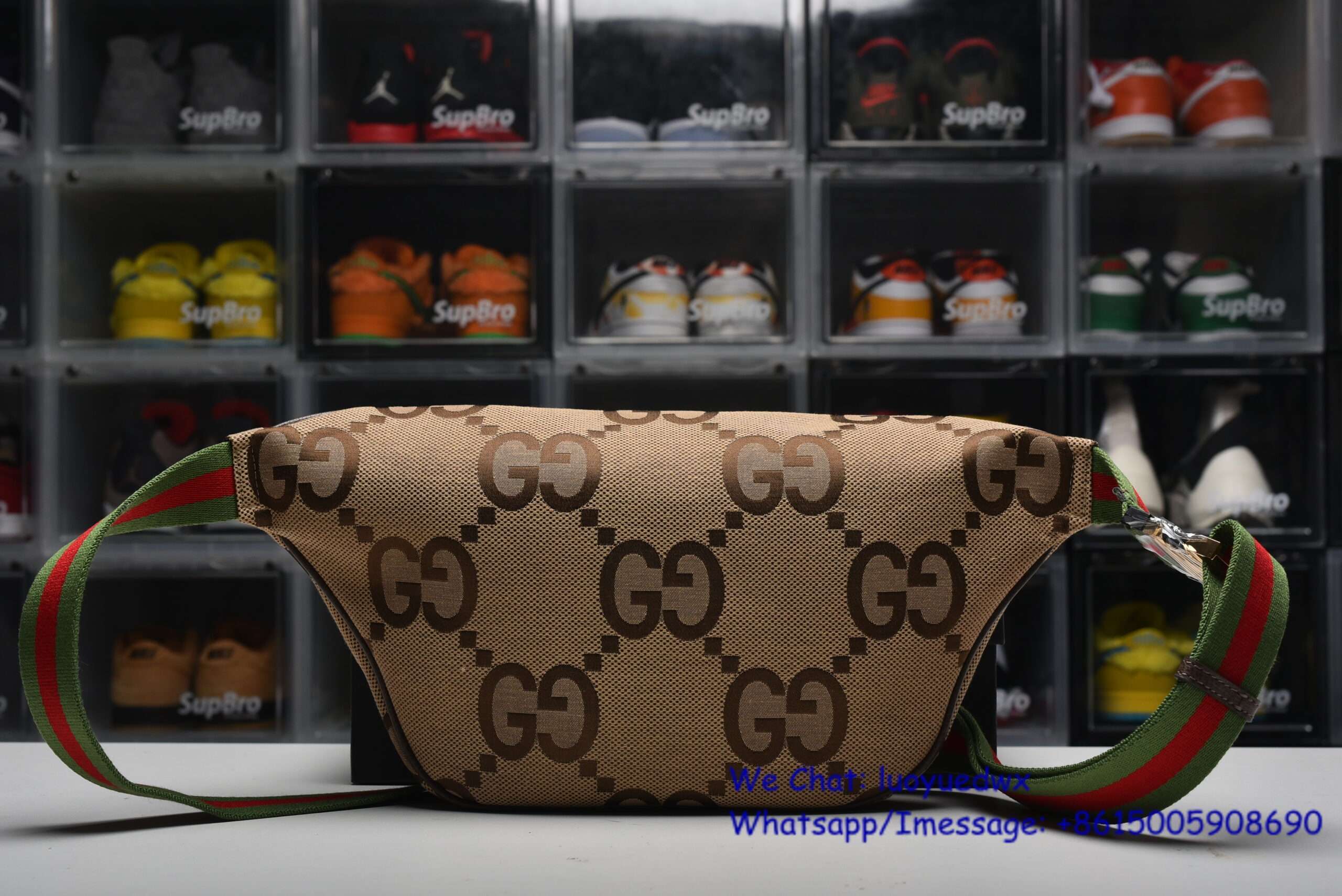 GG Logo Canvas Belt Bag
