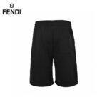 24ss Big Double F Logo Flocking Short