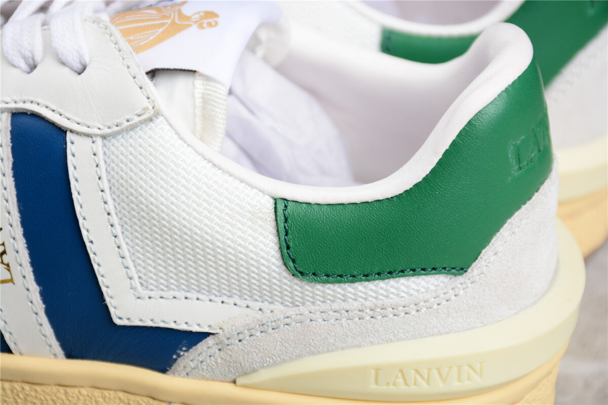 Tennis Low Top Sneaker - White/blue