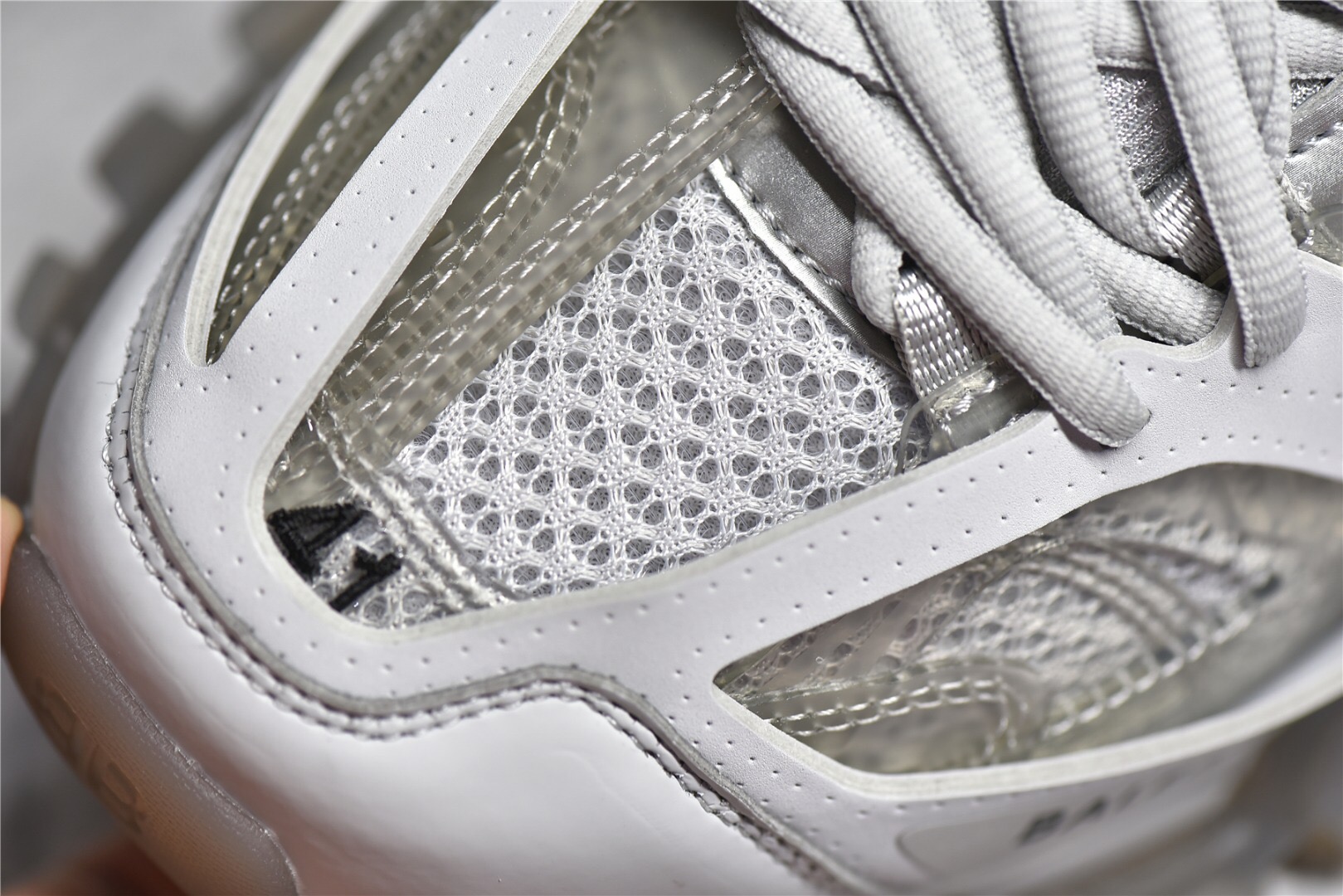 Balenciaga Track Clear Sole Sneaker Gray