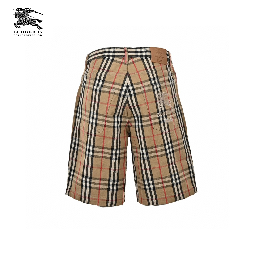 Supreme Plaid Denim Short