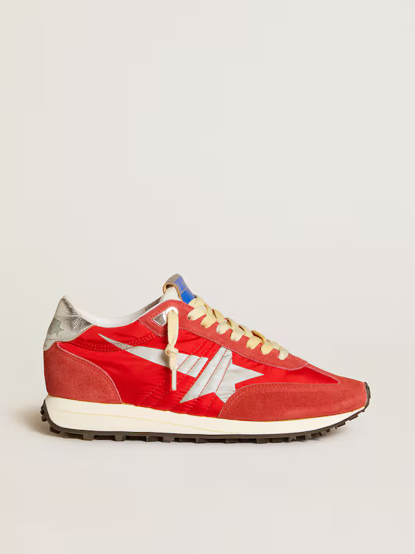 Marathon with red nylon upper and silver star