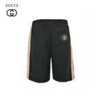 Three Colors Stripe Silicone Logo Short