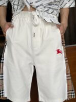 Embroidery Warhorse Logo Side Joint Plaid Short