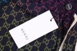Grandual Change Color Monogram Logo Denim Short