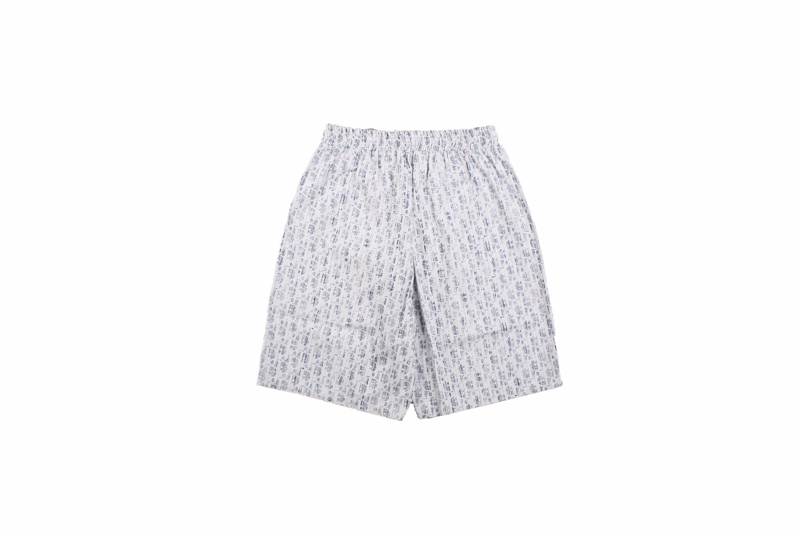 CD Full Logo Jacquard Weave Denim Short