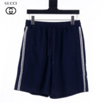 Side Electric Blue Logo Short