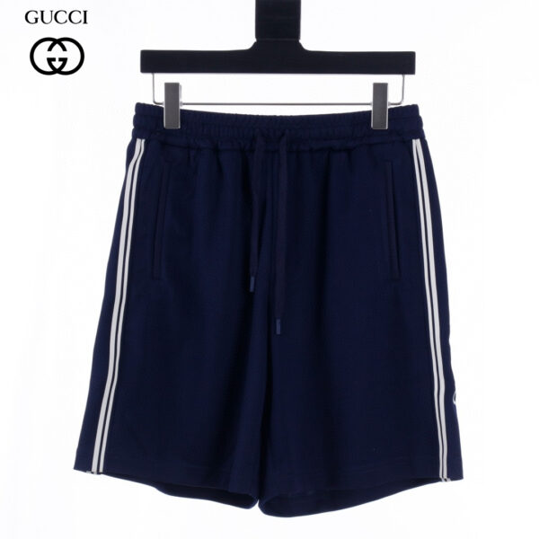 Side Electric Blue Logo Short