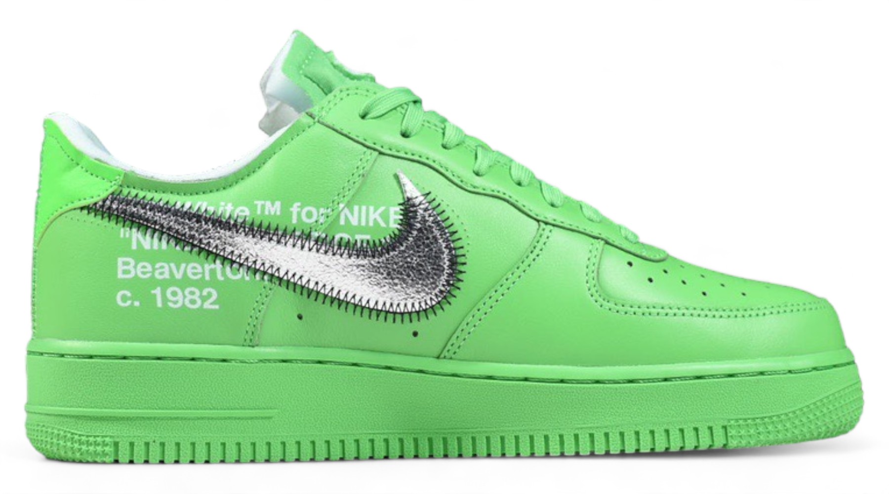 Air Force 1 Low Off-White Light Green Spark DX1419-300