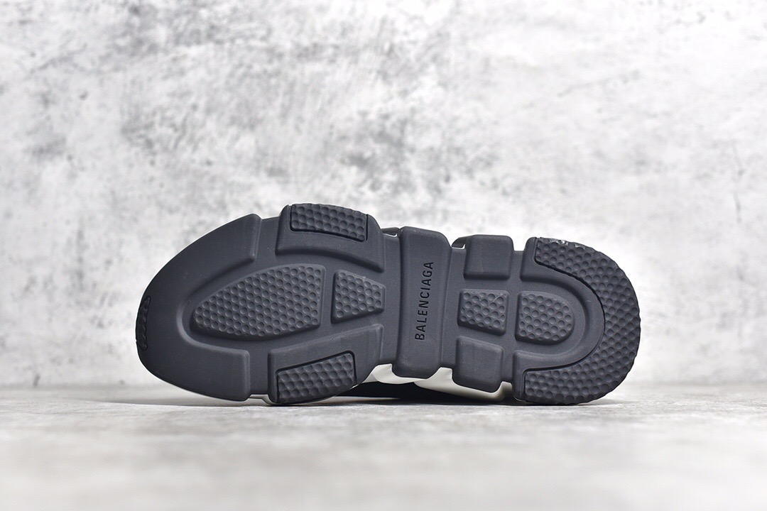 Balenciaga Speed Sneaker Black White 2