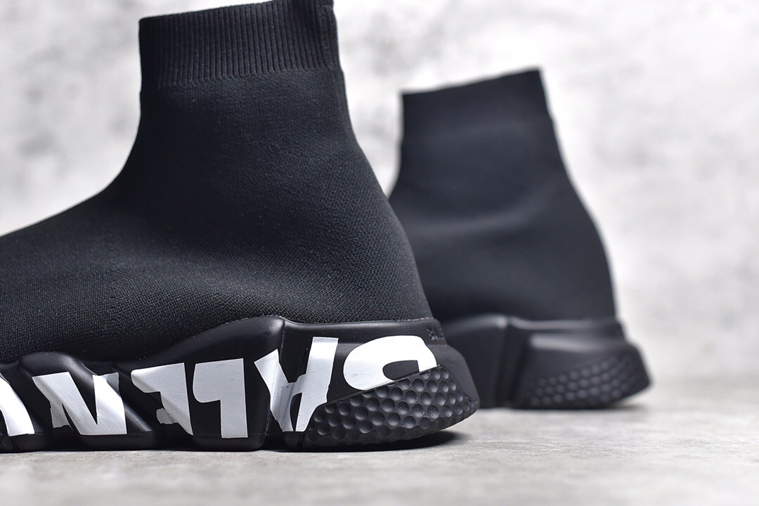 Balenciaga Speed Sneaker Black White