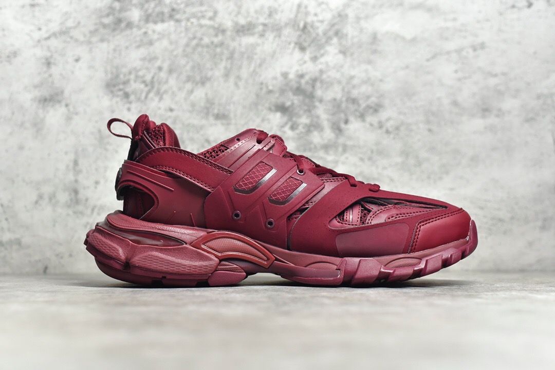 Balenciaga Track Dark Red