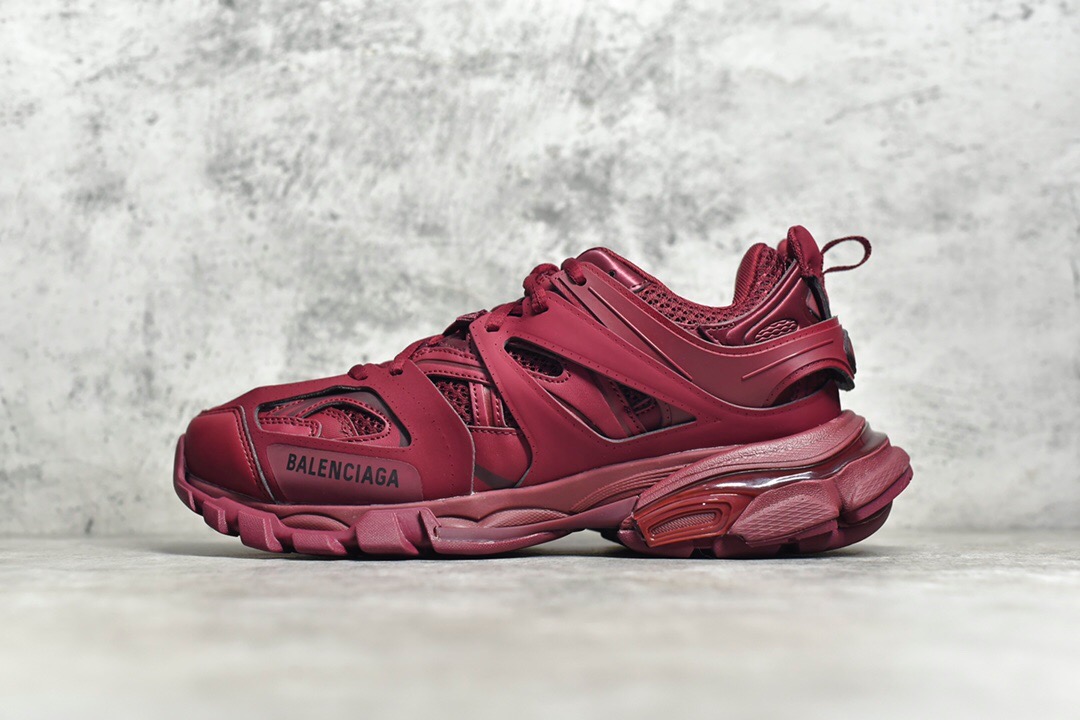 Balenciaga Track Dark Red