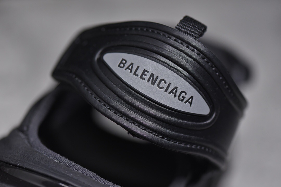 Balenciaga Track Sandals Black