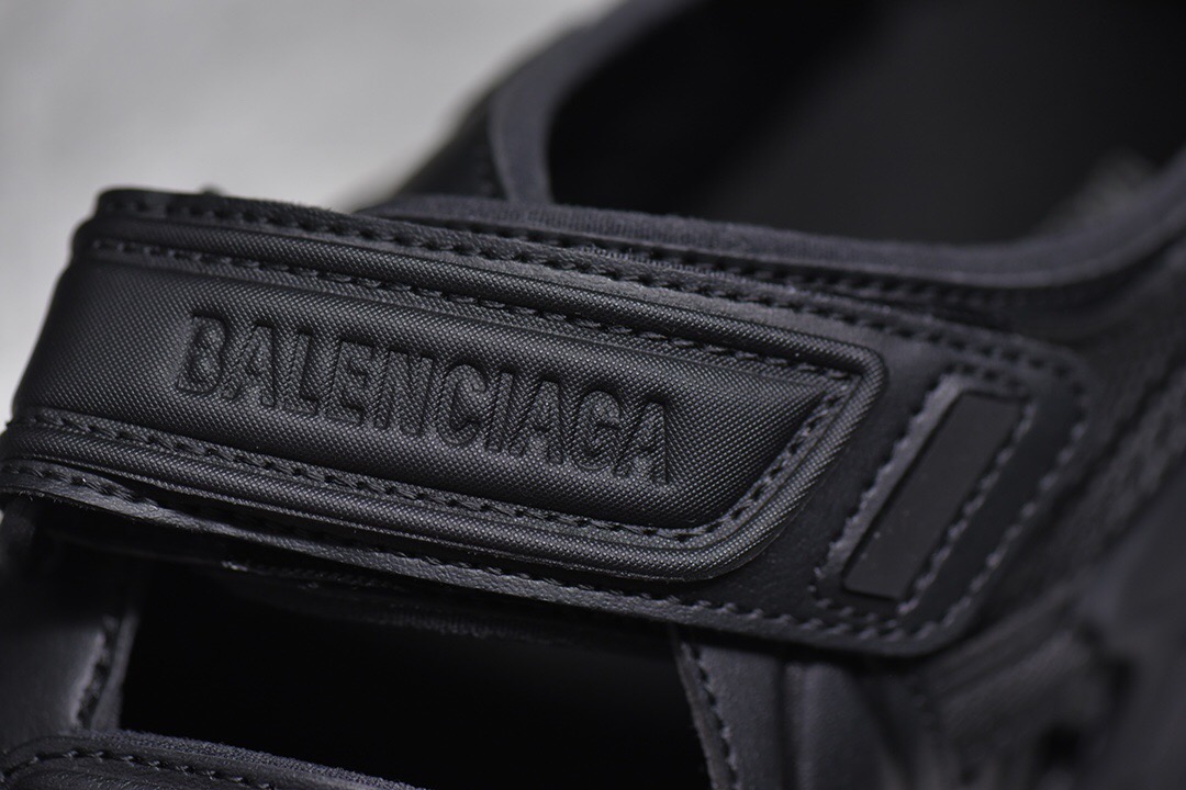 Balenciaga Track Sandals Black