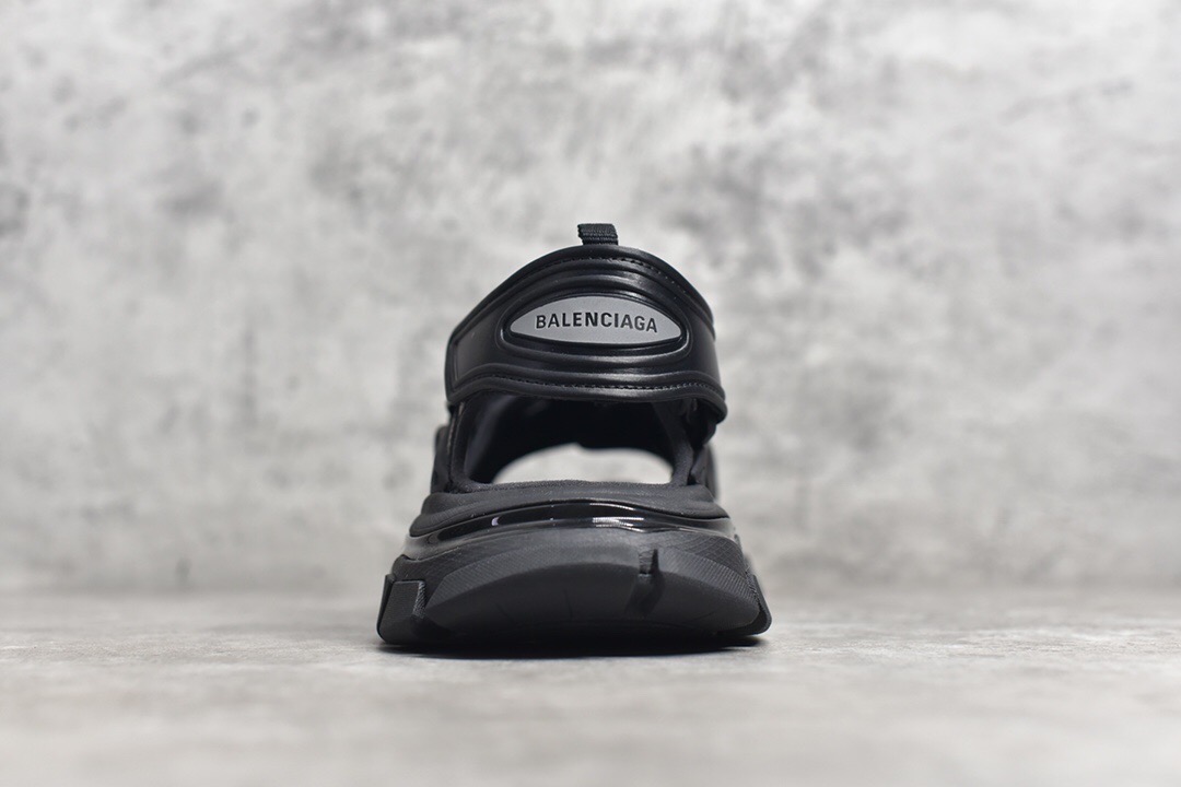 Balenciaga Track Sandals Black