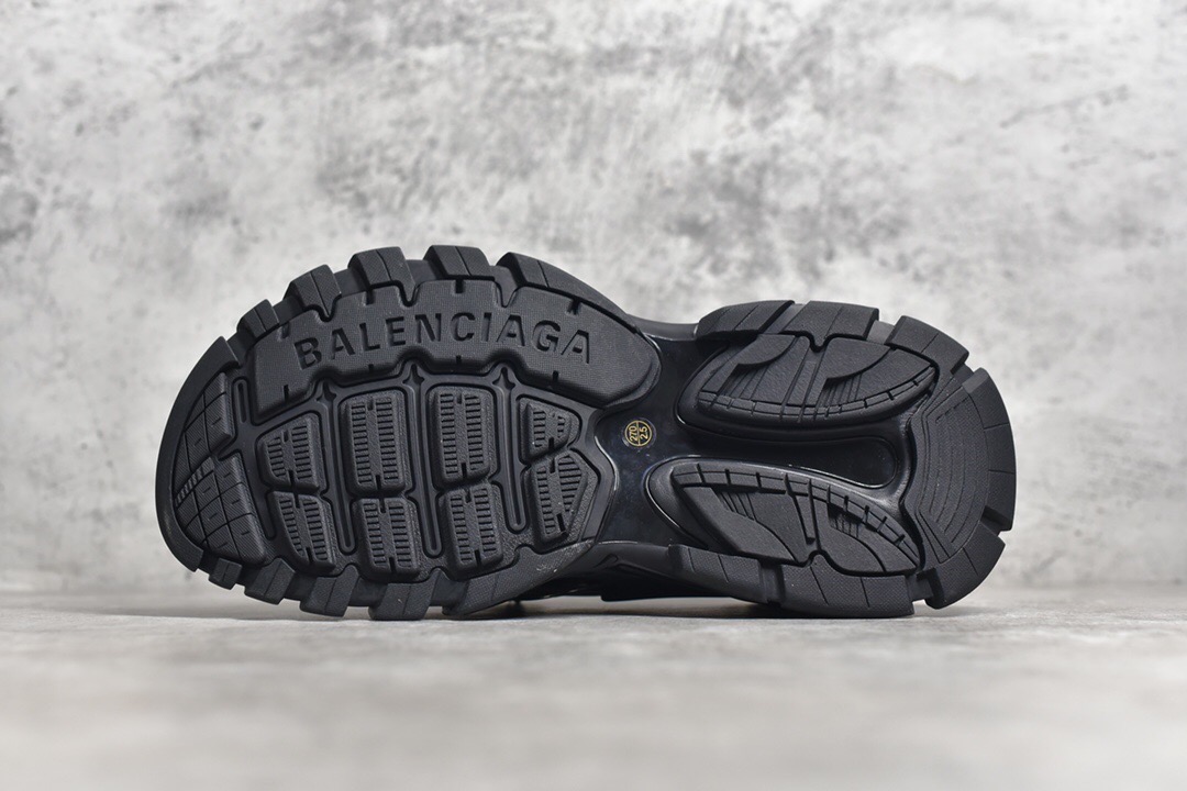 Balenciaga Track Sandals Black