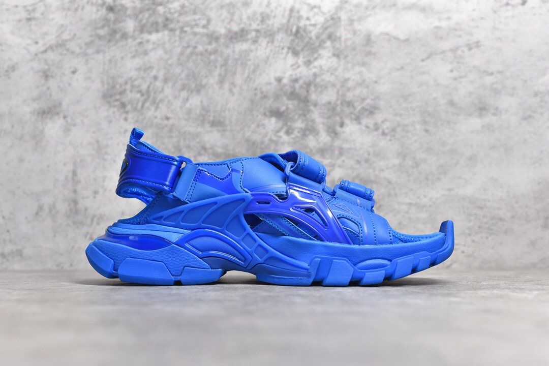 Balenciaga Track Sandals Blue