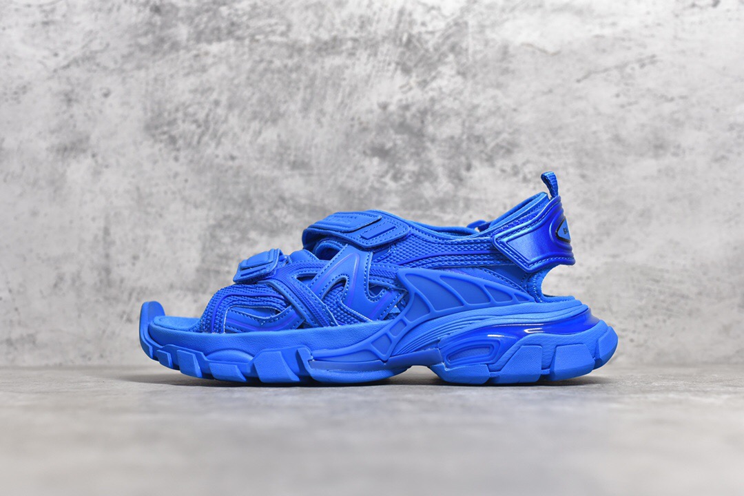 Balenciaga Track Sandals Blue