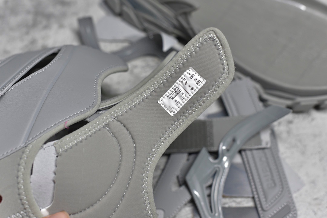 Balenciaga Track Sandals Silver