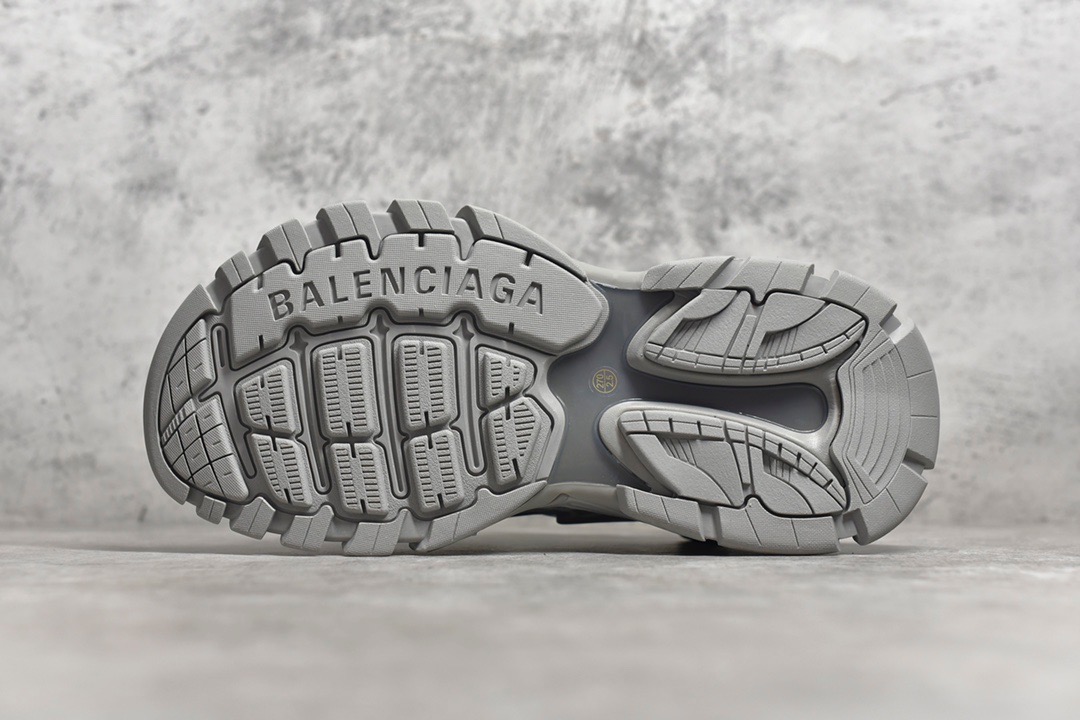 Balenciaga Track Sandals Silver
