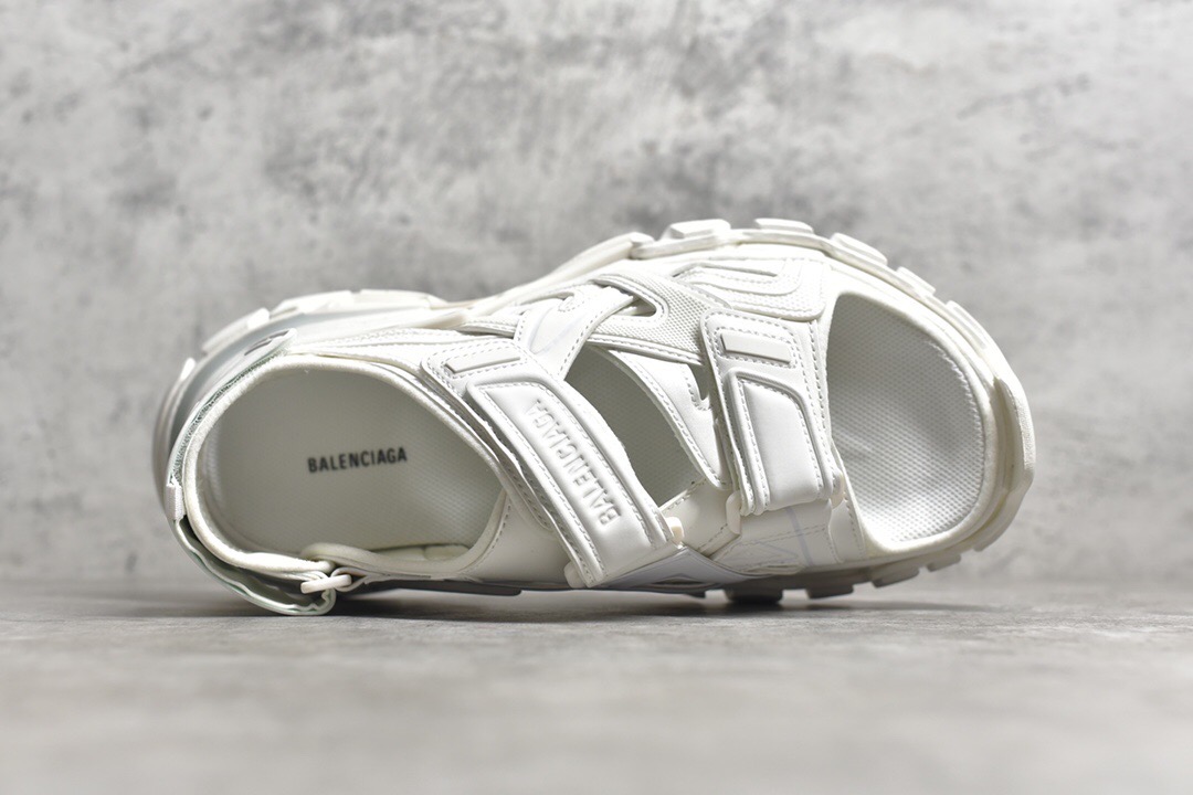 Balenciaga Track Sandals White