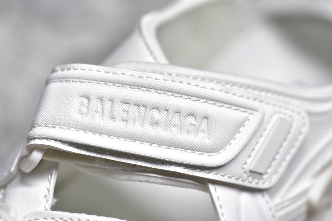 Balenciaga Track Sandals White