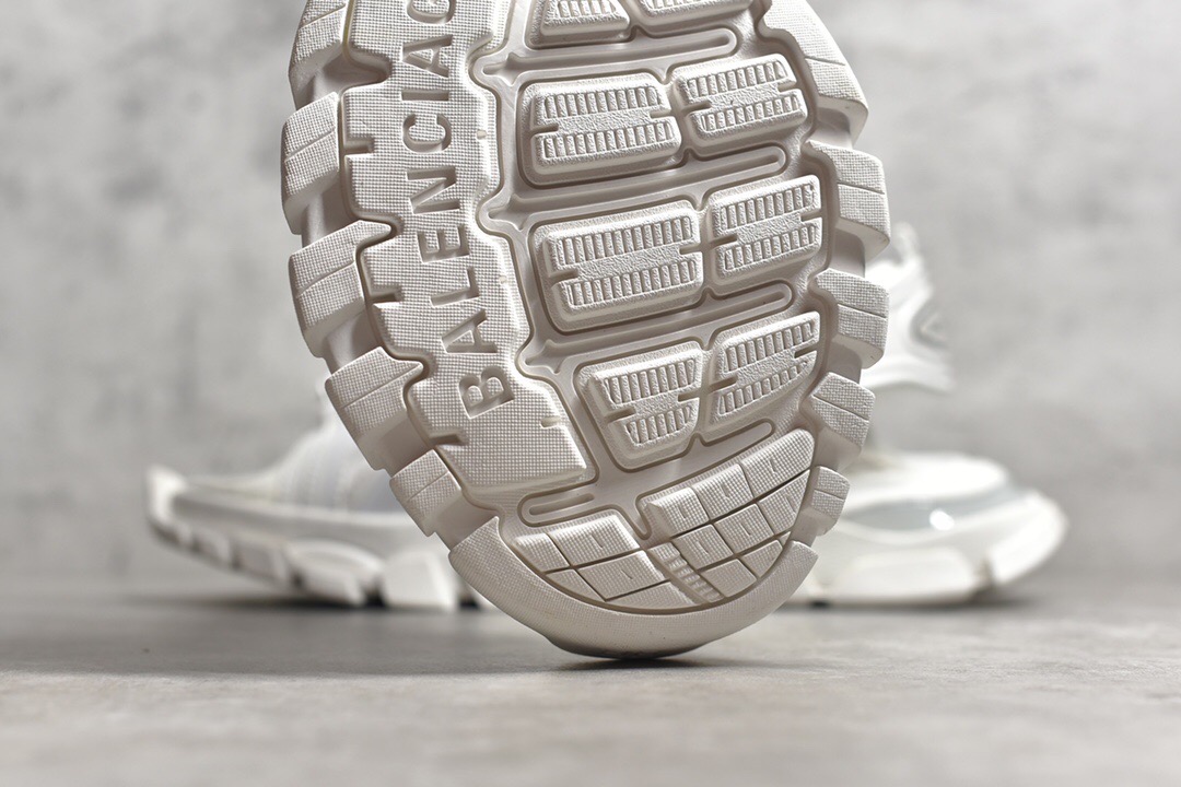 Balenciaga Track Sandals White