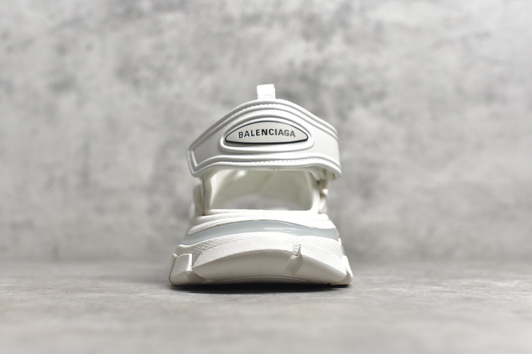 Balenciaga Track Sandals White