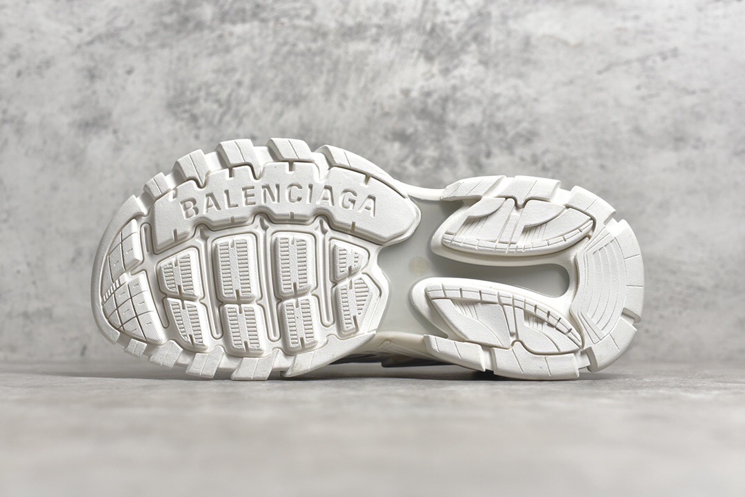 Balenciaga Track Sandals White