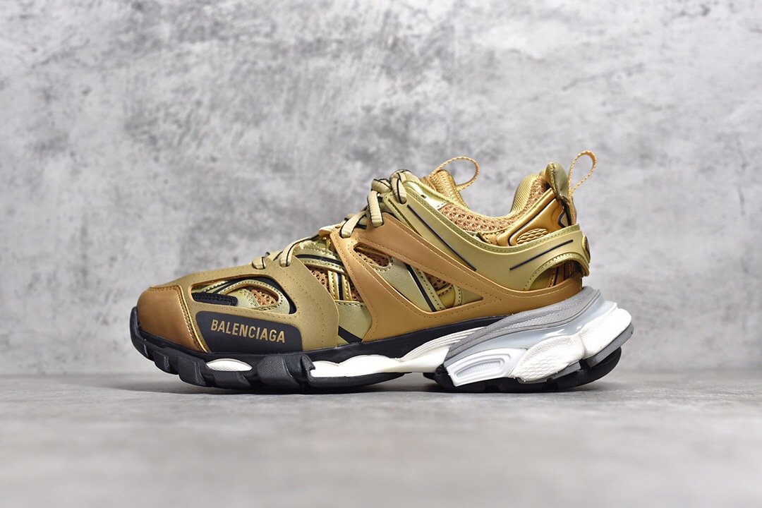 Balenciaga Track Trainer Gold