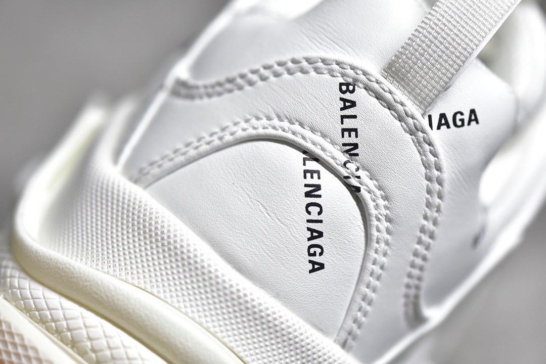 Balenciaga Triple S Allover Logo White