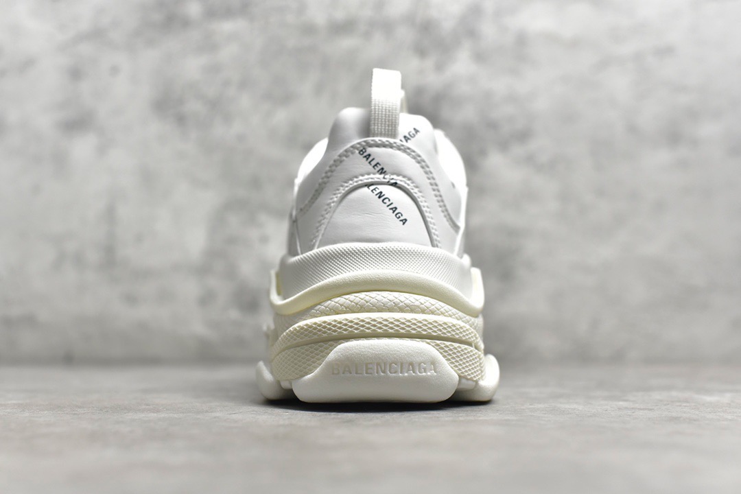 Balenciaga Triple S Allover Logo White