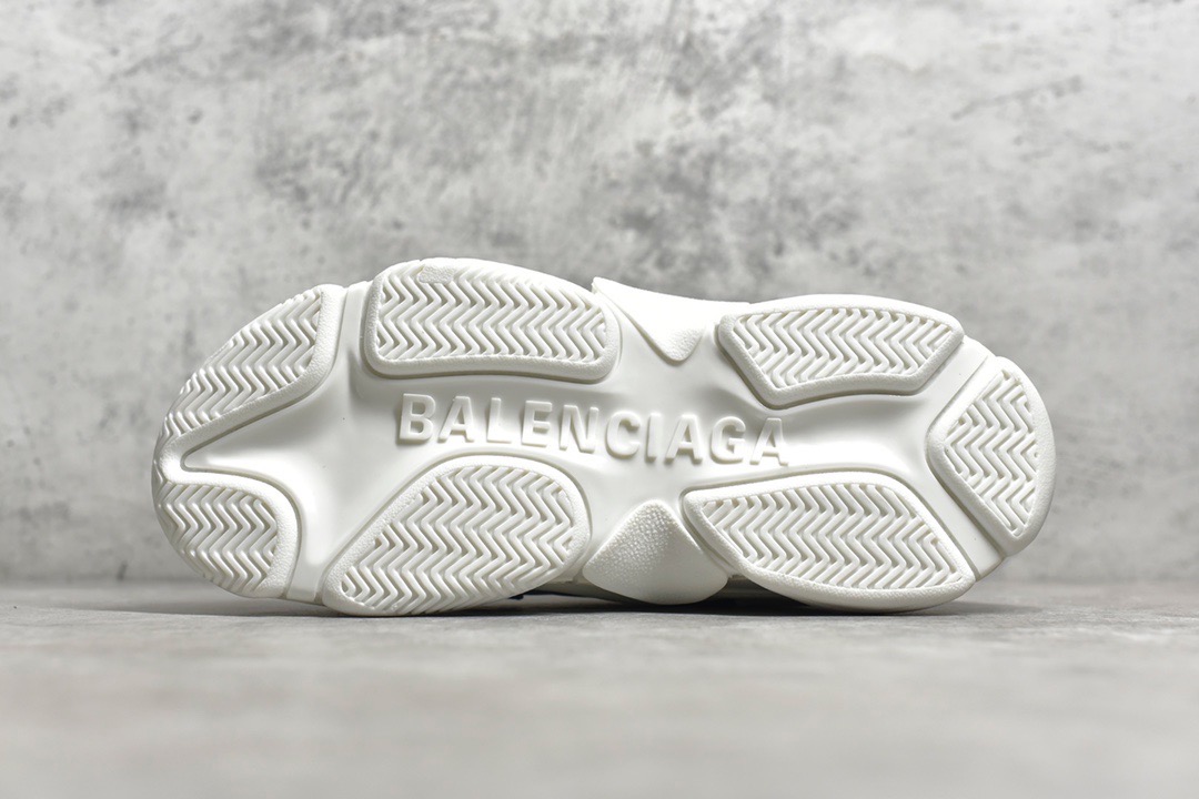 Balenciaga Triple S Allover Logo White